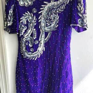 Vintage Sequins dress small/ PM